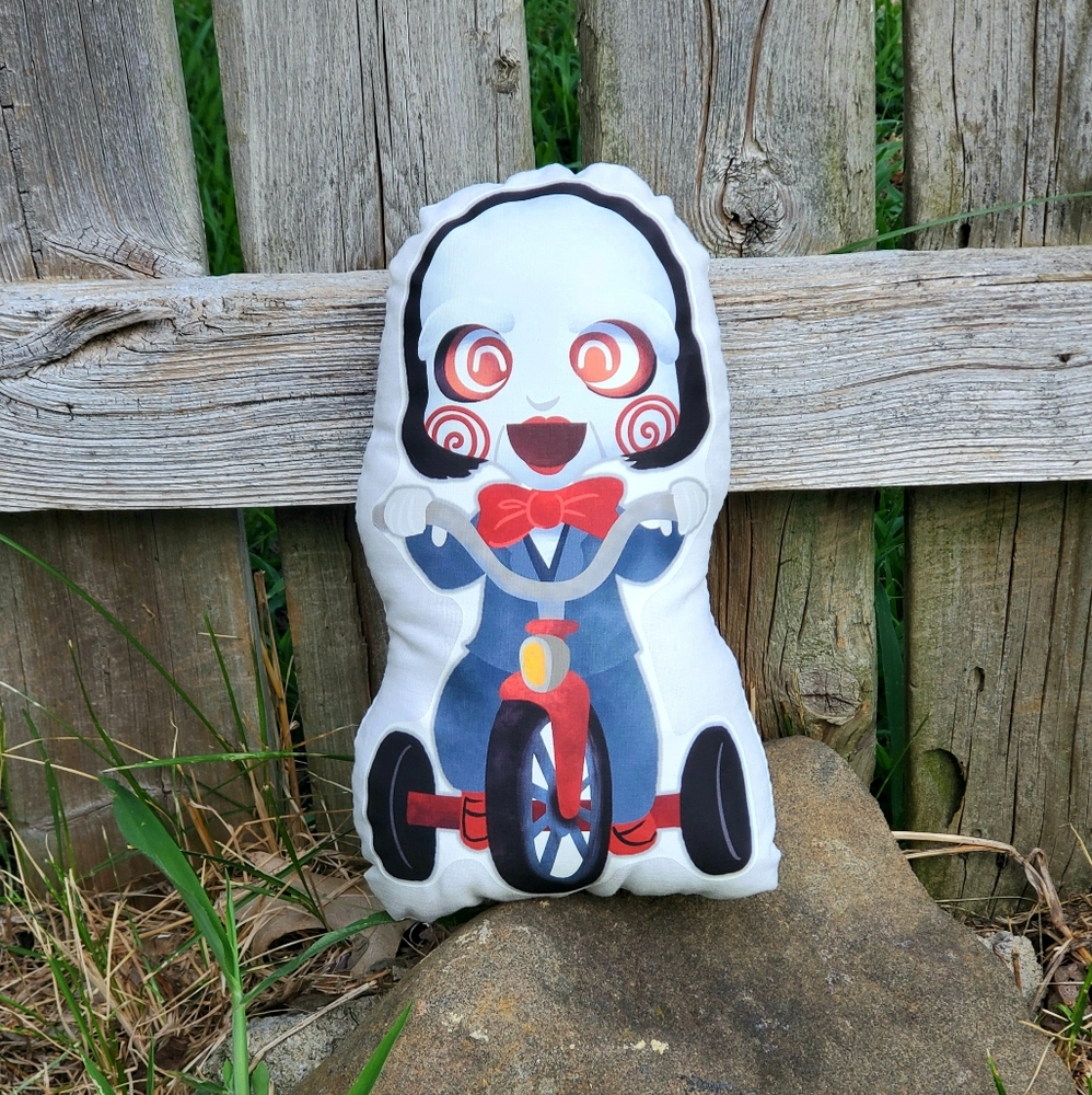 Billy the Puppet Horror Pillow Pal. New.